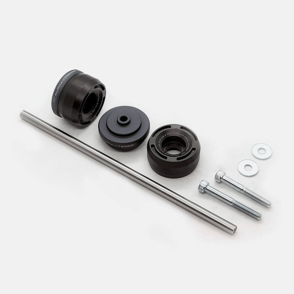 Kawasaki Z900 (2017+) Front Axle Sliders Crash Protection Alpha Vitesse 2017