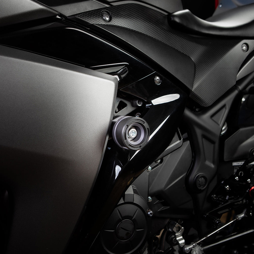 Yamaha YZF-R3 (2015-18) Frame Sliders Crash Protection Alpha Vitesse 2015