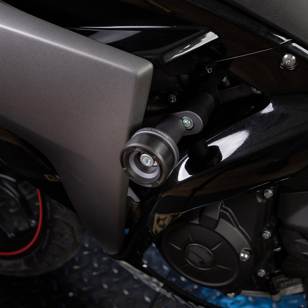 Yamaha YZF-R3 (2015-18) Frame Sliders Crash Protection Alpha Vitesse 2015